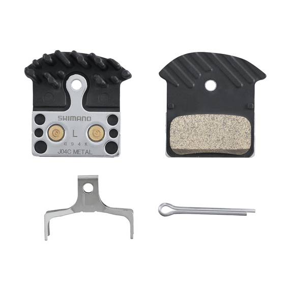 Shimano Disc Brake Pads - J04C-MF - Metal/Finned