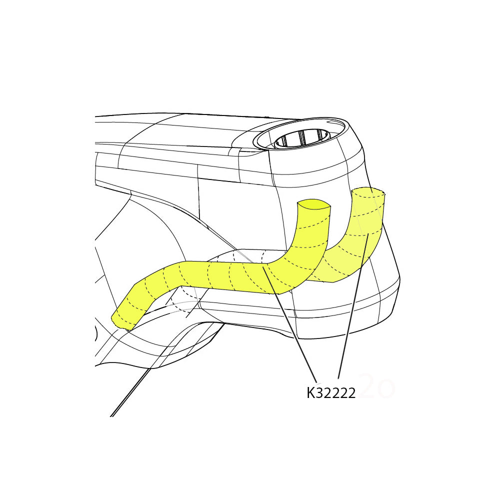 Cannondale Moterra Head Tube Cable Wrap 290x10mm