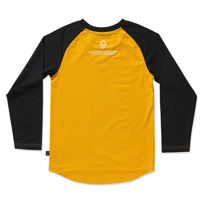 KRS_Windproof Kids MTB Jersey_Lion_back_white