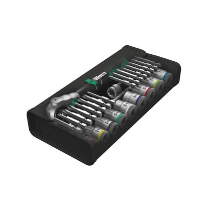 Wera Tools Speed Ratchet Set 8100 SB 6 Zyklop, 3 / 8" Drive, Metric - 29 Pieces
