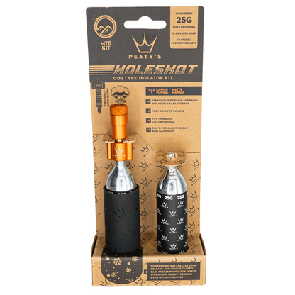 Peatys Holeshot CO2 Tyre Inflator 25g Mango