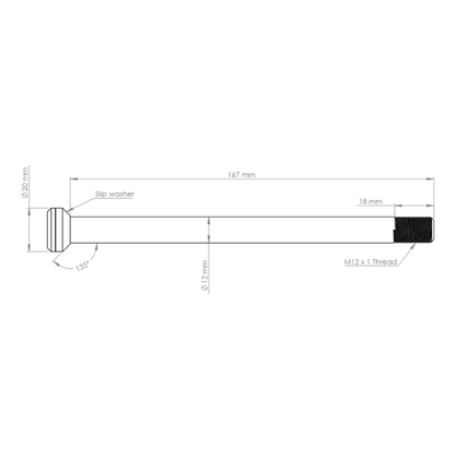 Transition 171mm Rear Axle tn
