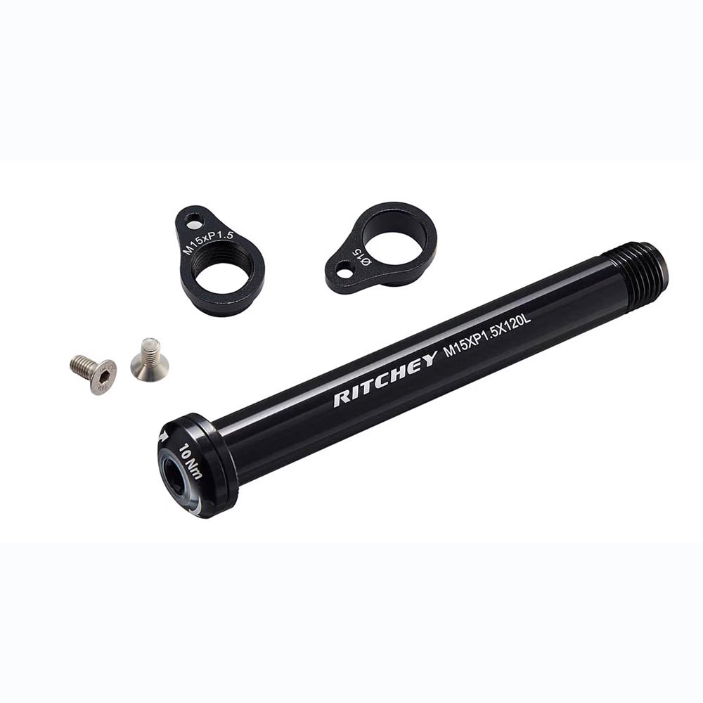 Ritchey 15mm Dropout Conversion Replacement Kit, Axle and Adapter for Carbon Thru Axle Fork
