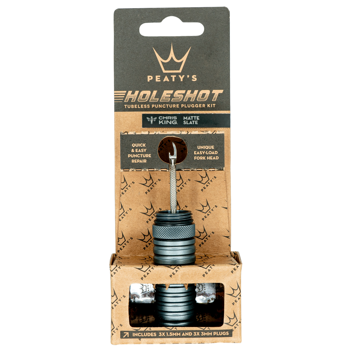 Peaty's Holeshot Tubeless Plugger Kit - Slate