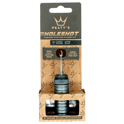Peaty's Holeshot Tubeless Plugger Kit - Slate