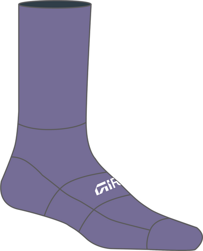 Giro Comp Racer High Rise Sock - Purple Haze