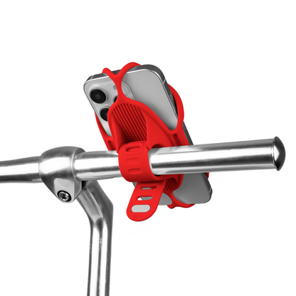 Bone Collection Bike Tie 5 Smartphone Holder Red - 5