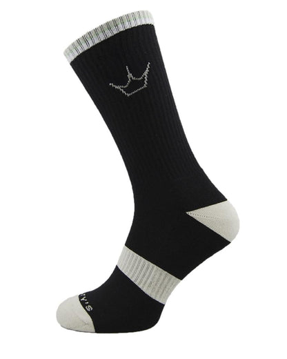 Peatys 2 tone cuff sock sand