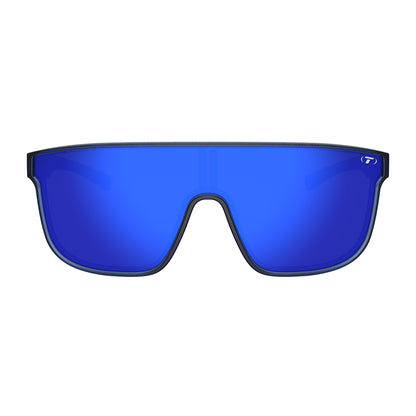 Tifosi Sanctum XL Sunglasses Midnight Vapor with Cobalt Blue Mirror Lens
