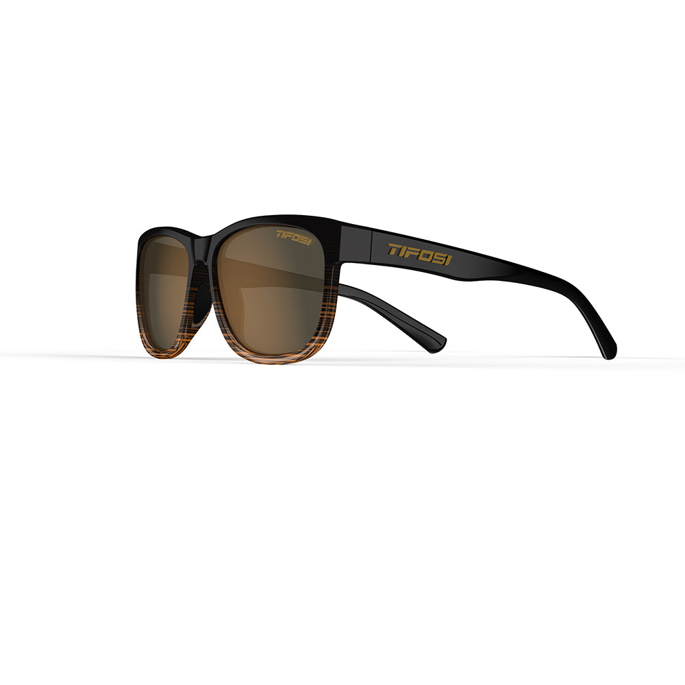 Tifosi Swank XL Brown Fade, Brown Polarized Lens