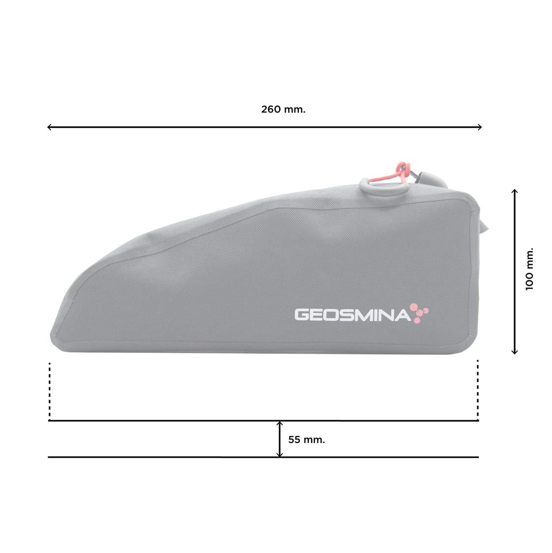 Geosmina Large top tube bag dimensions