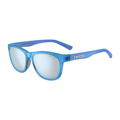 Tifosi Swank Crystal Sky Blue, Smoke Bright Blue Lens