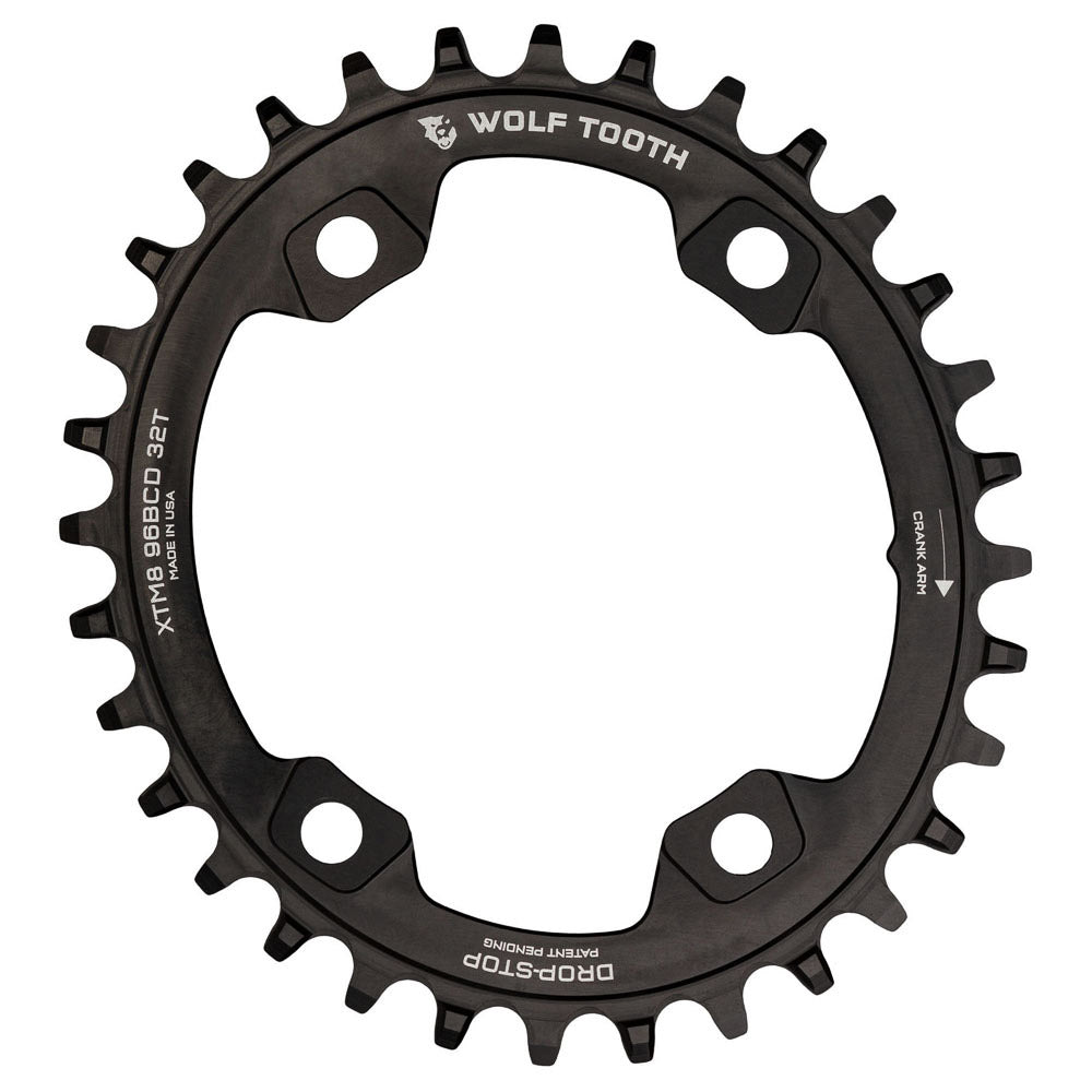 96 BCD XT M8000 OVAL DROP-STOP CHAINRING - SHIMANO HG+