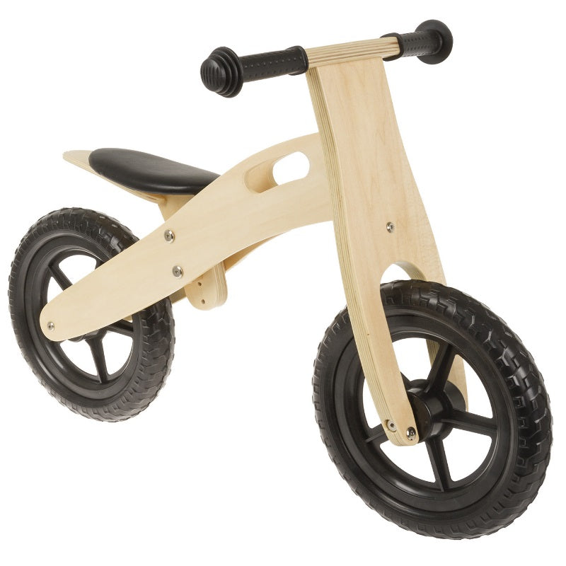 Wooden Balance Bike Black