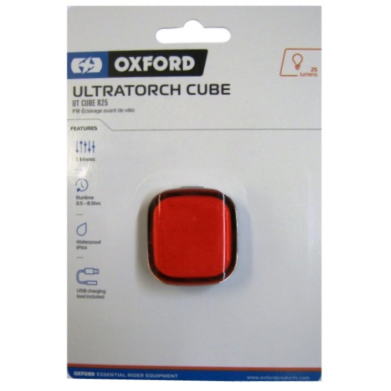 Oxford UltraTorch Cube R25 Rear Light - Packaging