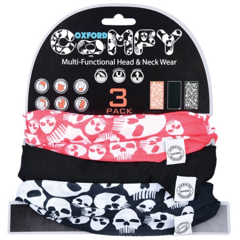 Oxford Comfy Skulls 3/Pack