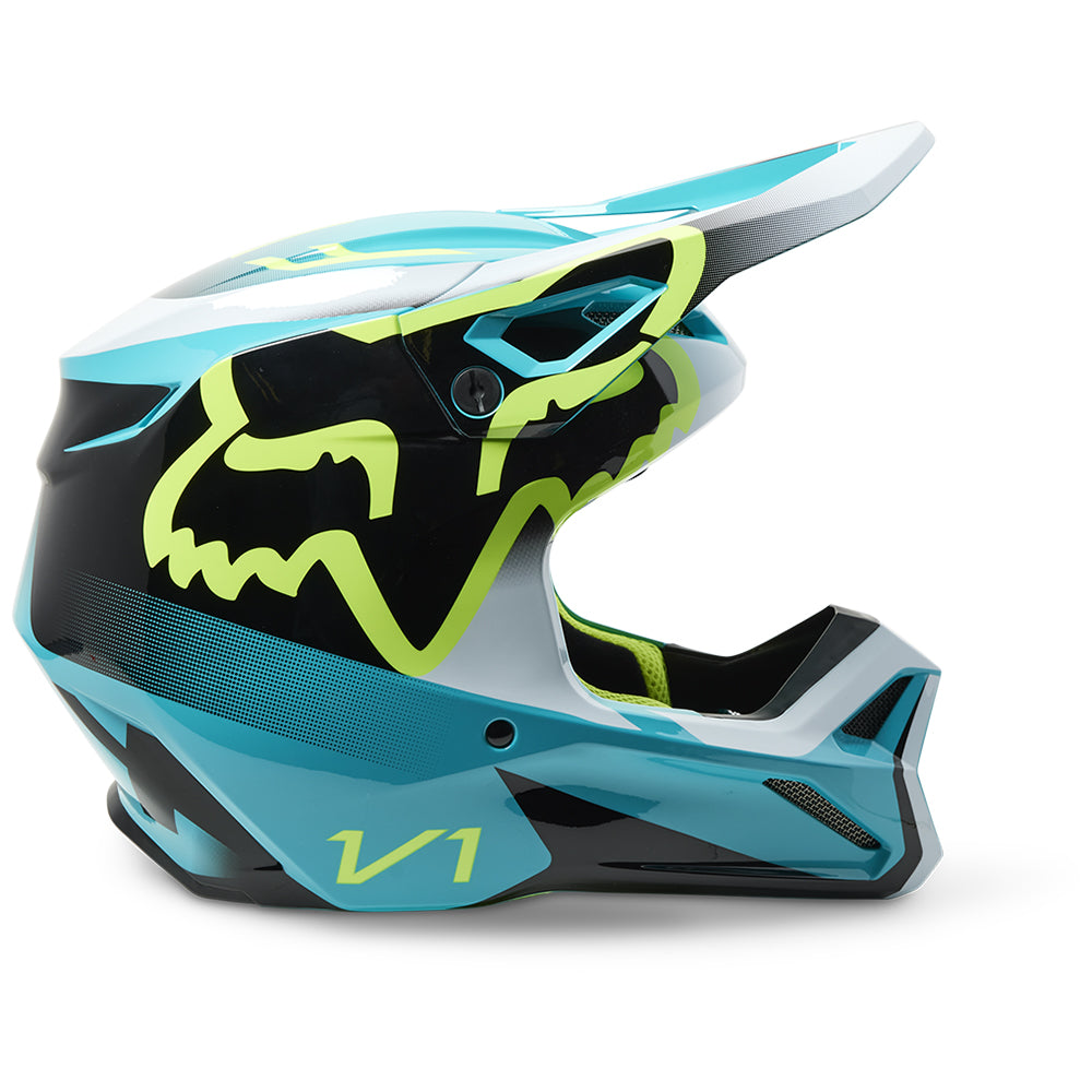 Teal best sale fox helmet