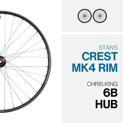 CREST MK4 ON CHRIS KING - 29" WHEELSET