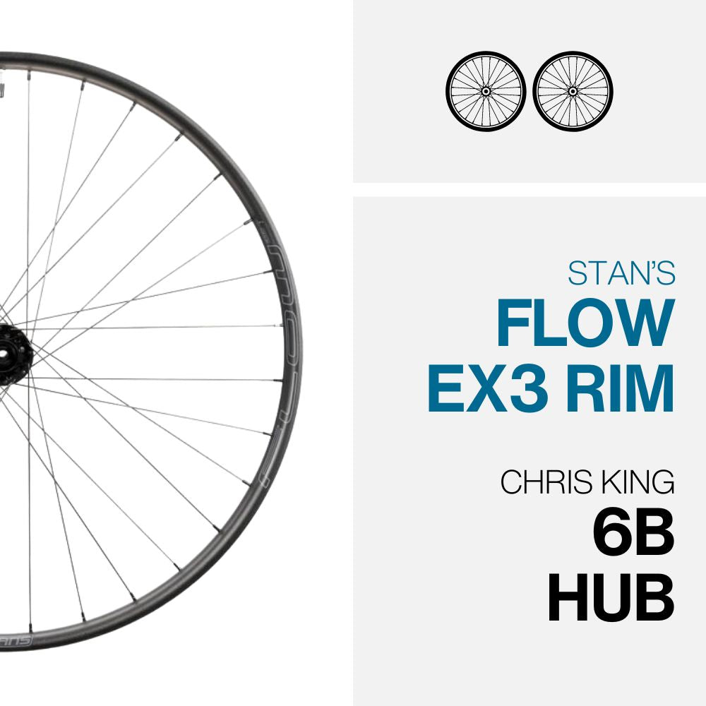 FLOW EX3 ON CHRIS KING - 29" WHEELSET