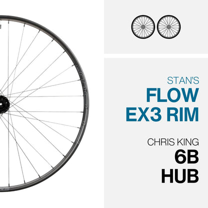 FLOW EX3 ON CHRIS KING - 29" WHEELSET