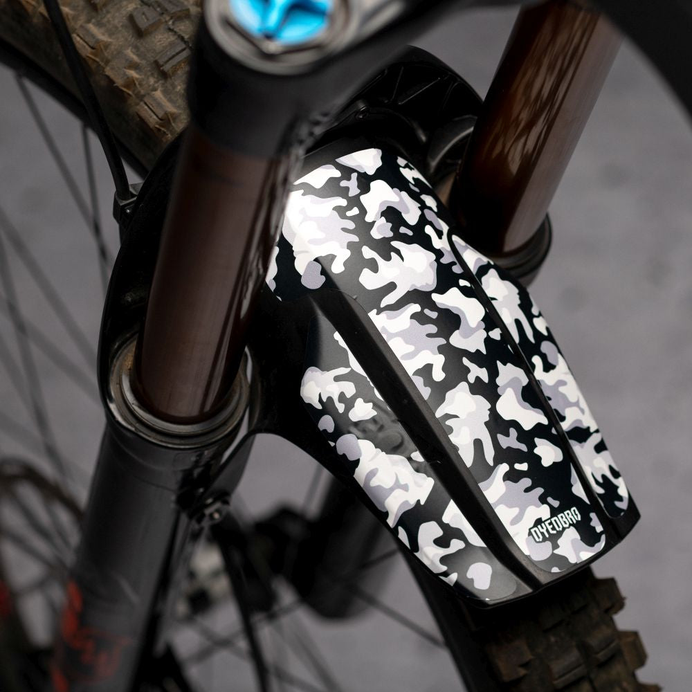 DYEDBRO - MUDGUARD DECALS - FOX / ROCKSHOX - CAMO