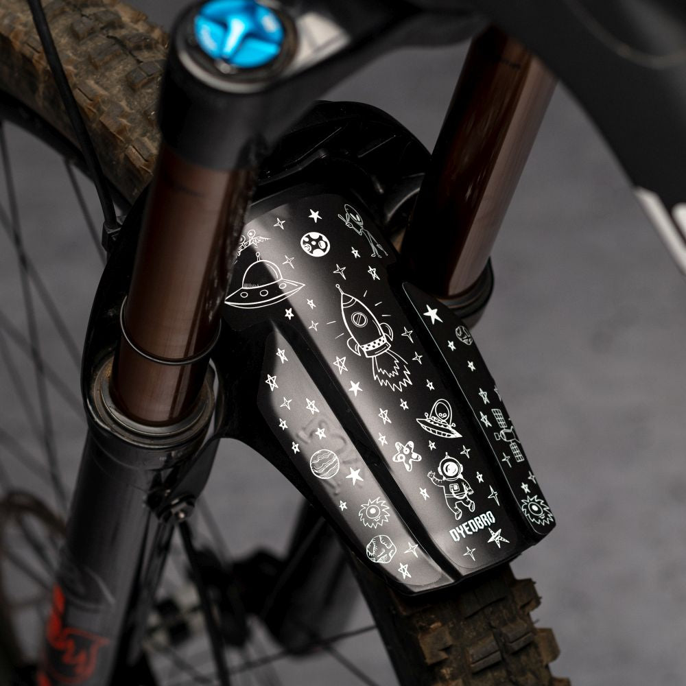 DYEDBRO - MUDGUARD DECALS - FOX / ROCKSHOX - SPACE TRIP