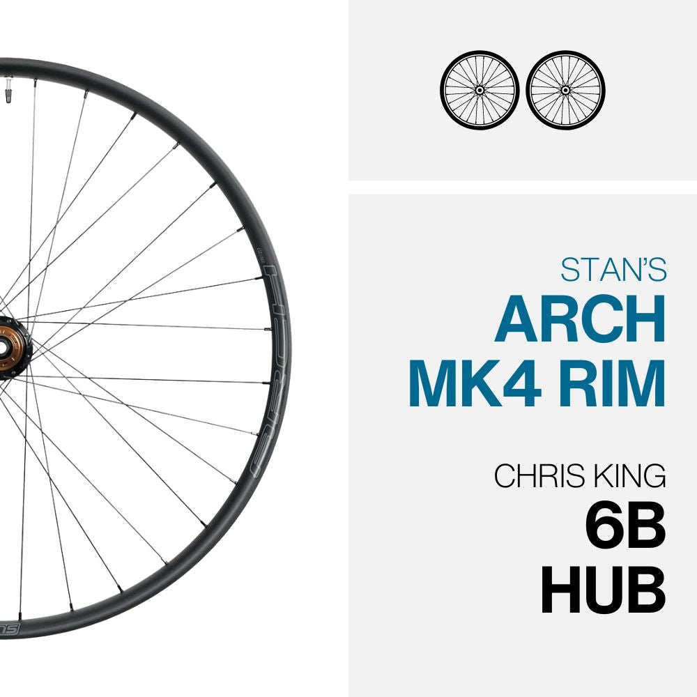 ARCH MK4 ON CHRIS KING - 27.5" WHEELSET