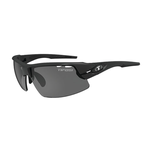 Tifosi Crit Matte Black, Smoke / AC Red / Clear Lens