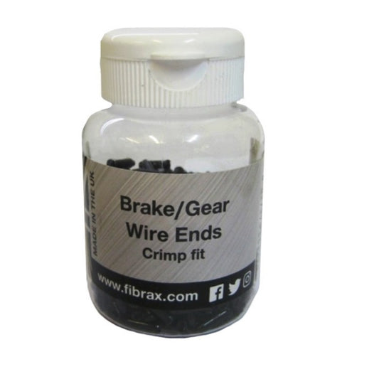 Fibrax Alloy Non-Fray Cable Ends Black