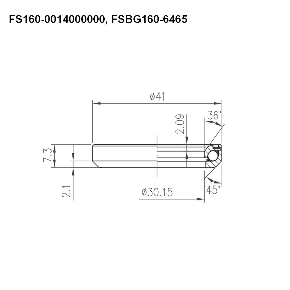 FSA - HEADSET BEARINGS - 1 1/8