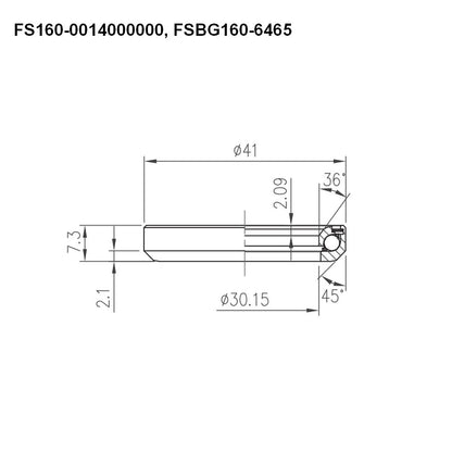 FSA - HEADSET BEARINGS - 1 1/8