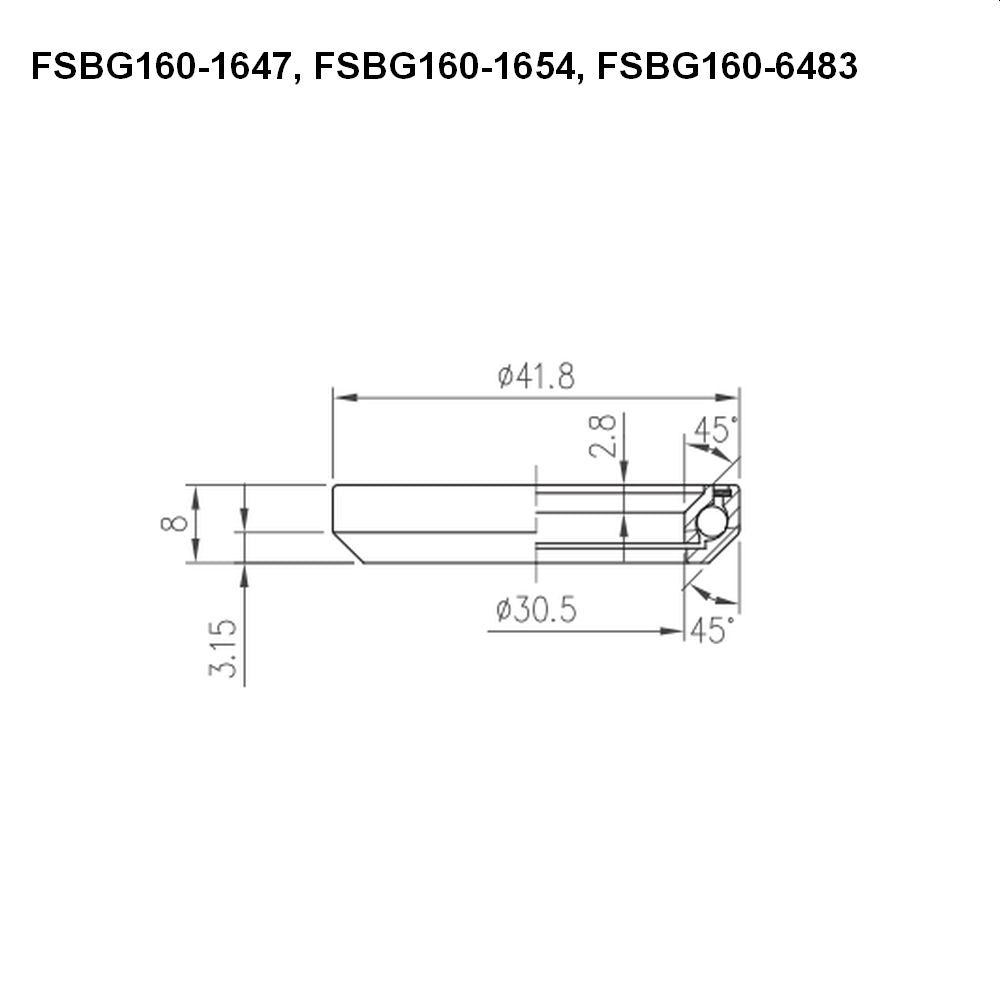 FSA - HEADSET BEARINGS - 1 1/8