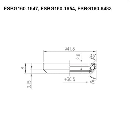 FSA - HEADSET BEARINGS - 1 1/8