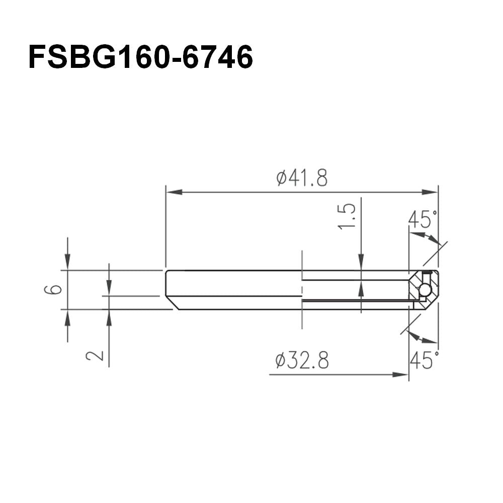 FSA - HEADSET BEARINGS - GIANT OD2