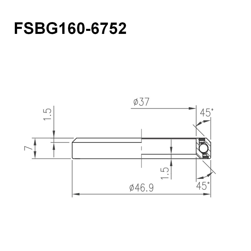 FSA - HEADSET BEARINGS - GIANT OD2