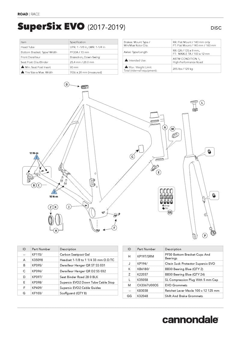 Super Six EVO 17-19 Disc