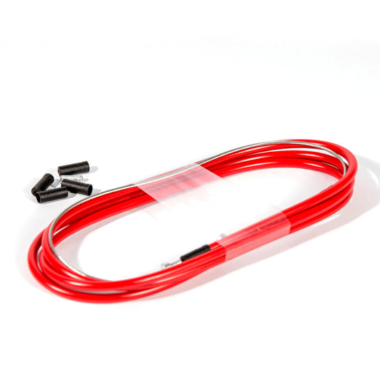 Fibrax Universal Rear Brake Cable Complete Red