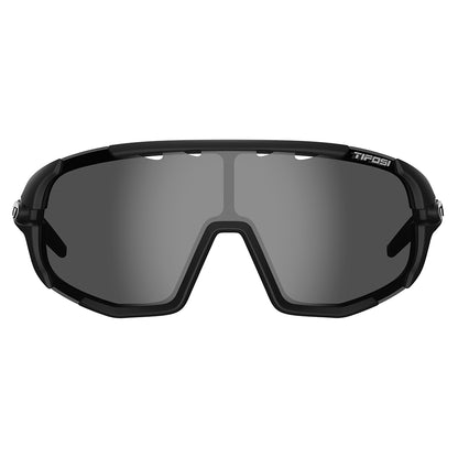 Tifosi Sledge Matte Black, Smoke/AC Red/Clear Lens