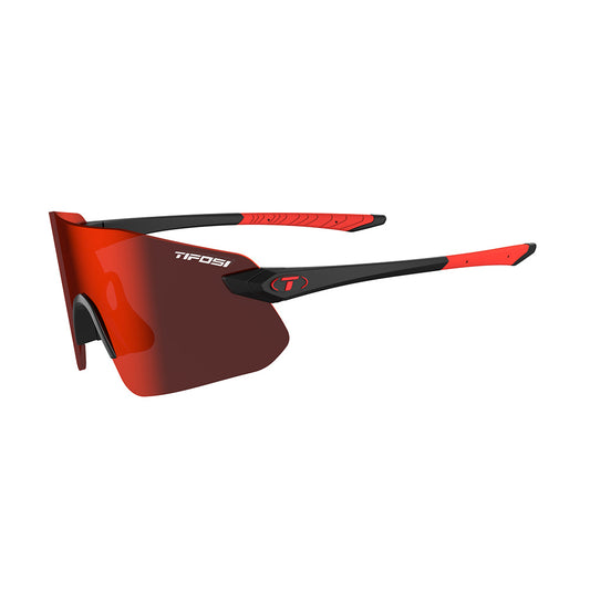 Tifosi Vogel SL Matte Black, Smoke Red Lens