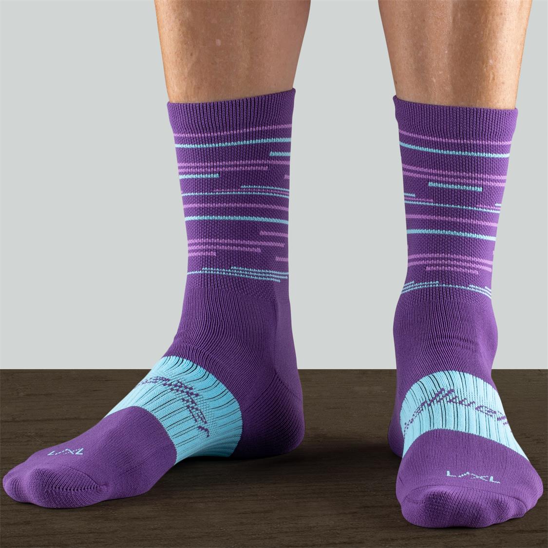 Linear Socks-Purple-01