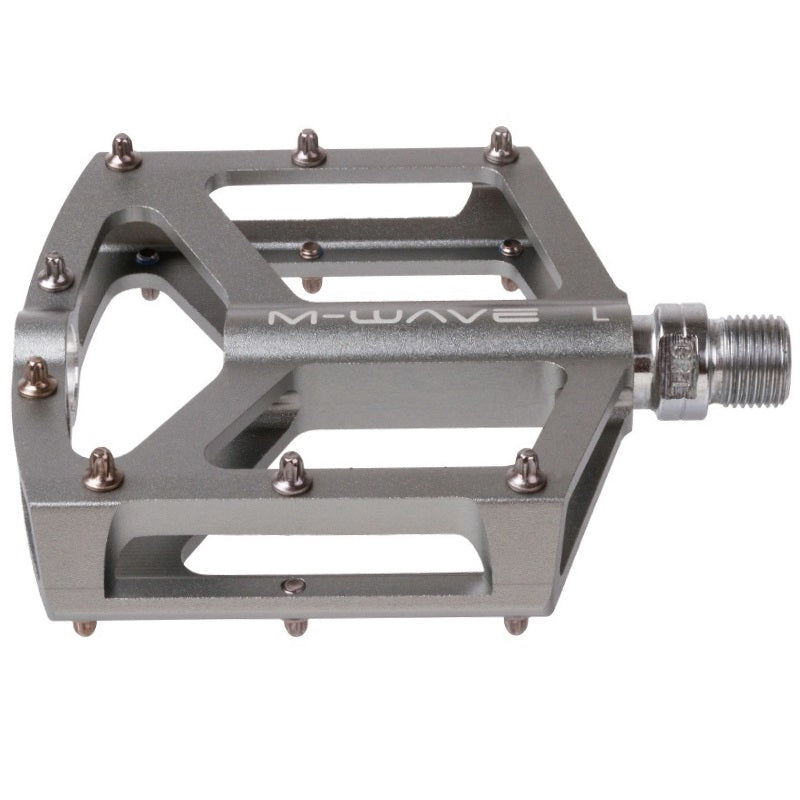 M-Wave Freedom SL Alloy Pedal Titanium Grey - Angle