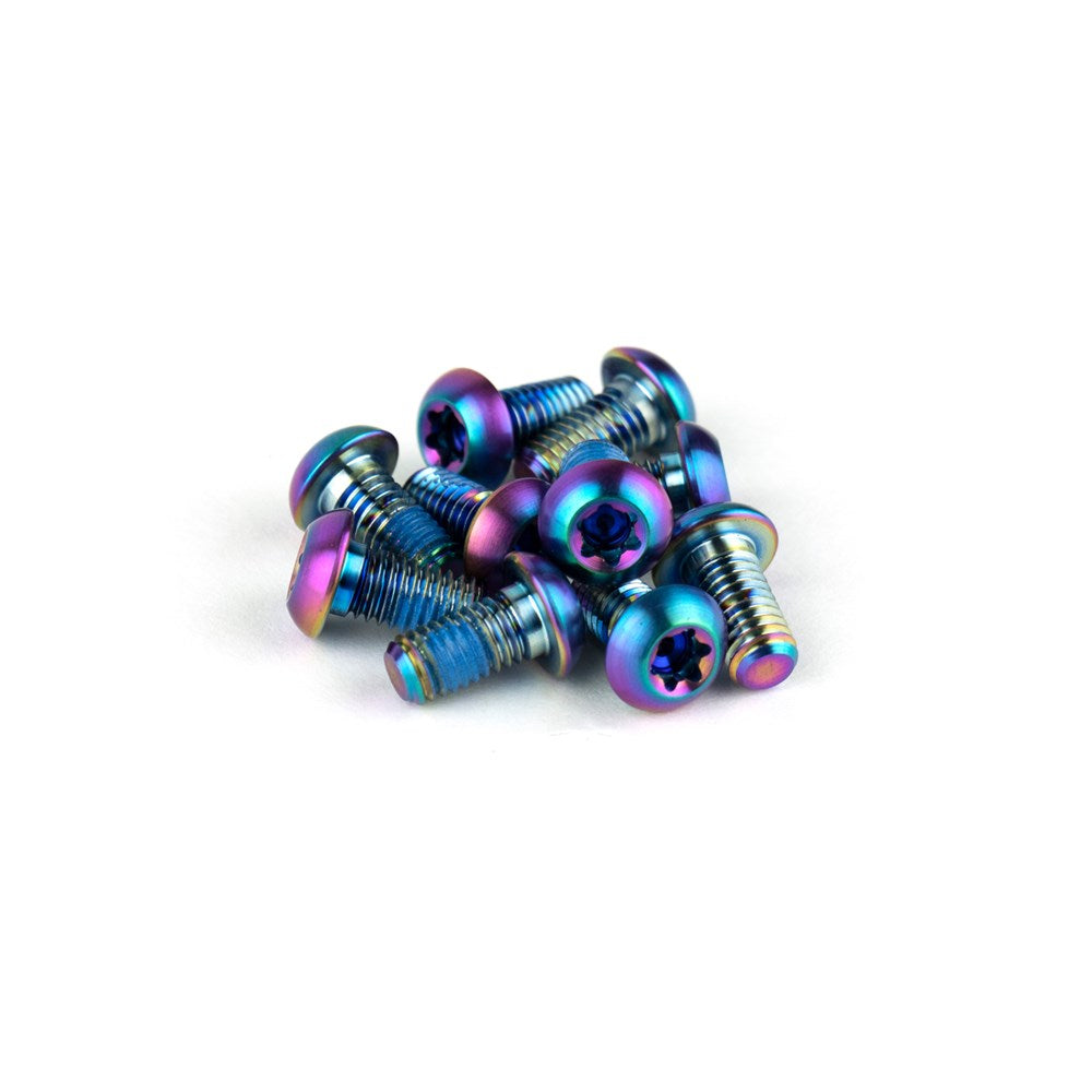 SRAM Rotor Bolt Kit - Ti Rainbow T25 12pk