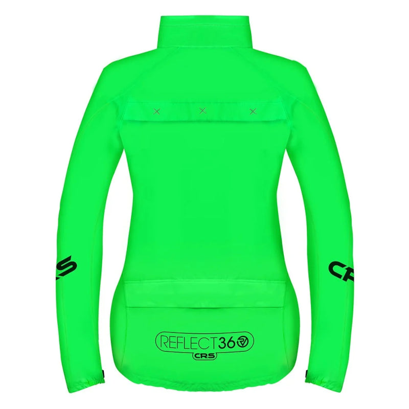 Proviz Reflect360 CRS Women's Cycling Jacket Green - Rear