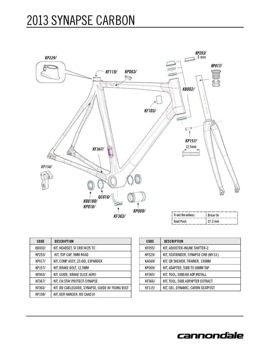 2013 - 2012 Synapse Carbon