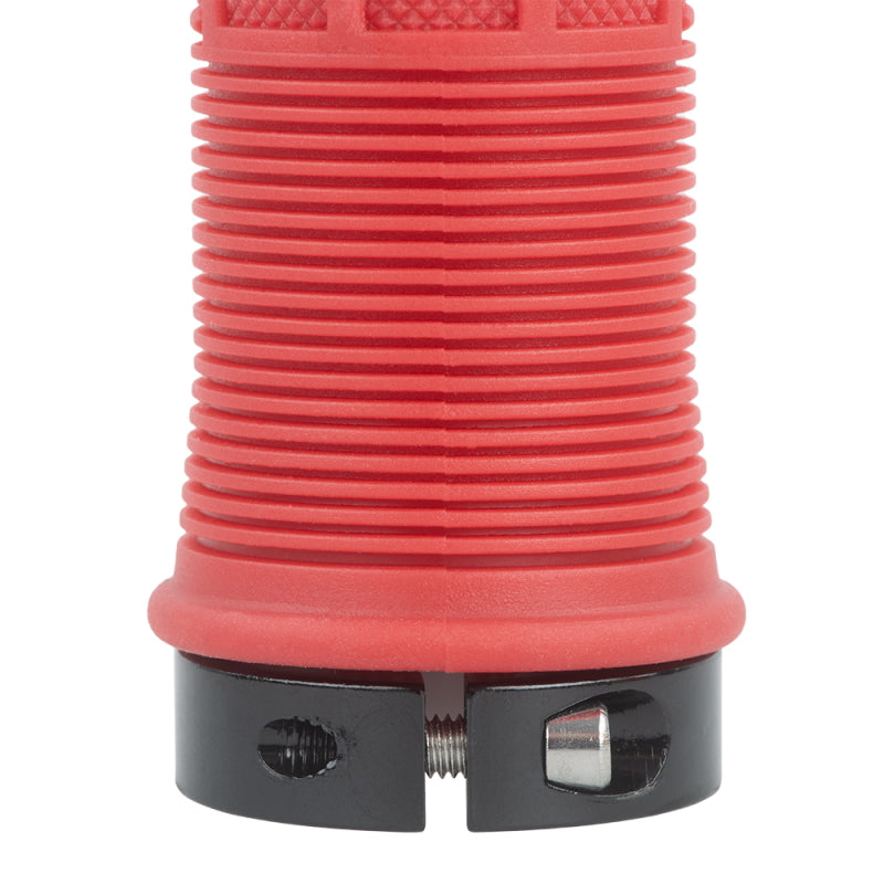 Oxford Driver Lock-On Grips Red - Webbed Grip