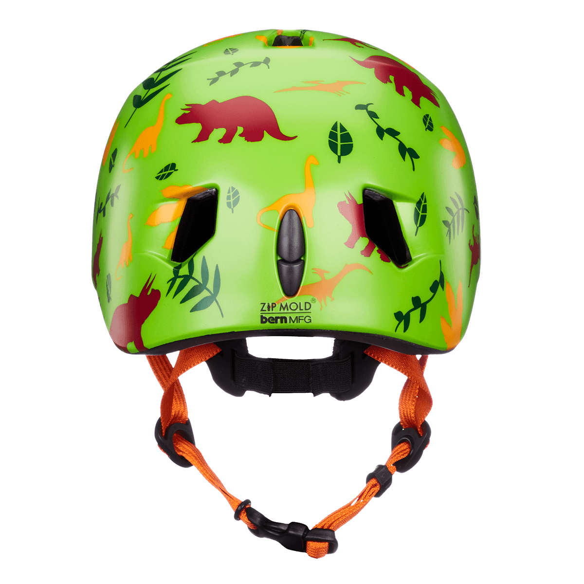 Bern Tigre Satin Green Dino w/ Visor – XXS