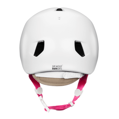 Bern Nina Satin White w/ Flip Visor