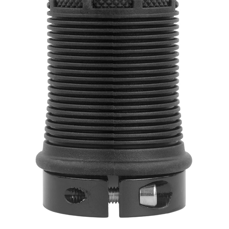 Oxford Driver Lock-On Grips Black - Webbed Grip