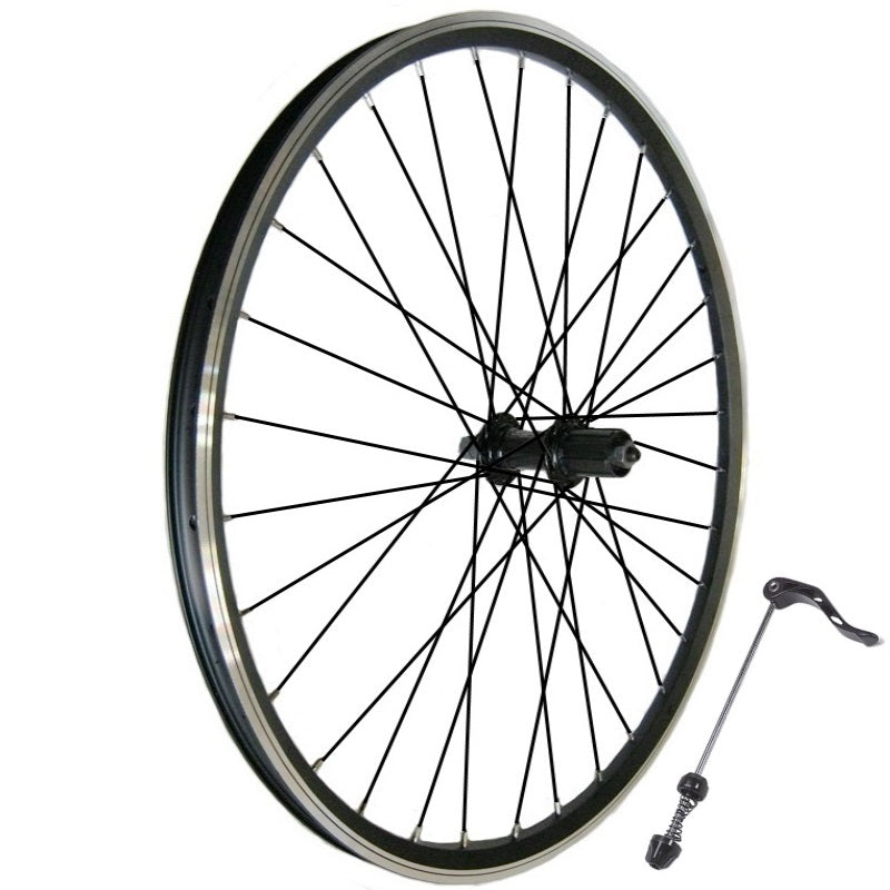 Rear 27.5" QR Alloy 8/9 Speed Cassette Wheel Black